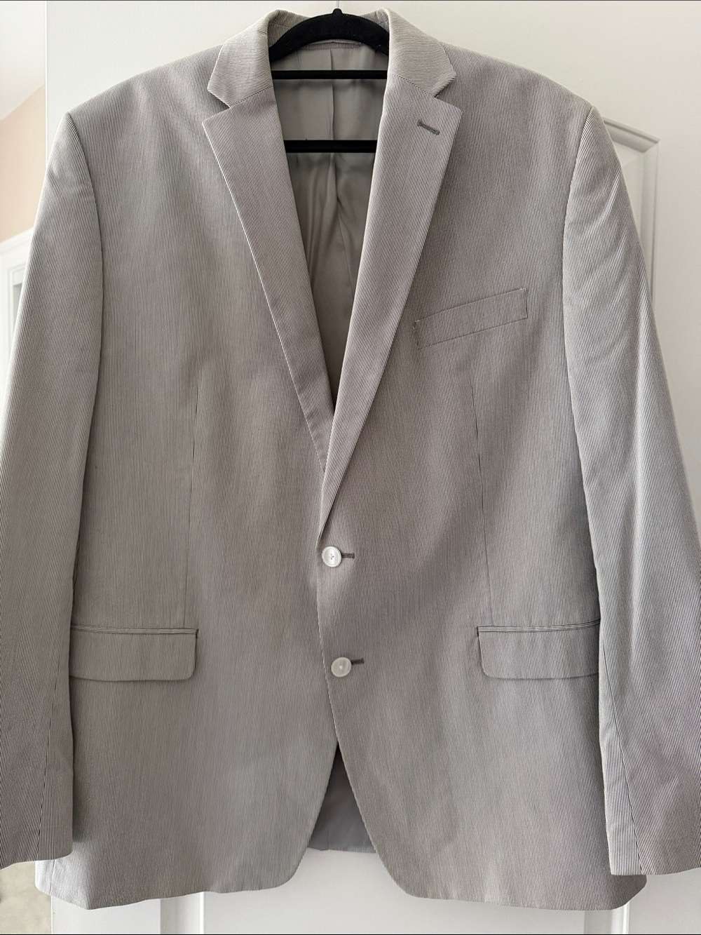 Men's Light Gray Two-Button Lauren Ralph Lauren Sport Coat Blazer